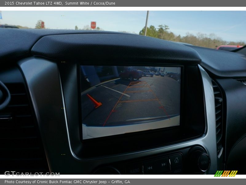 Summit White / Cocoa/Dune 2015 Chevrolet Tahoe LTZ 4WD