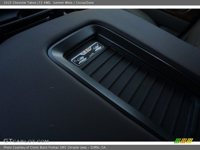 Summit White / Cocoa/Dune 2015 Chevrolet Tahoe LTZ 4WD