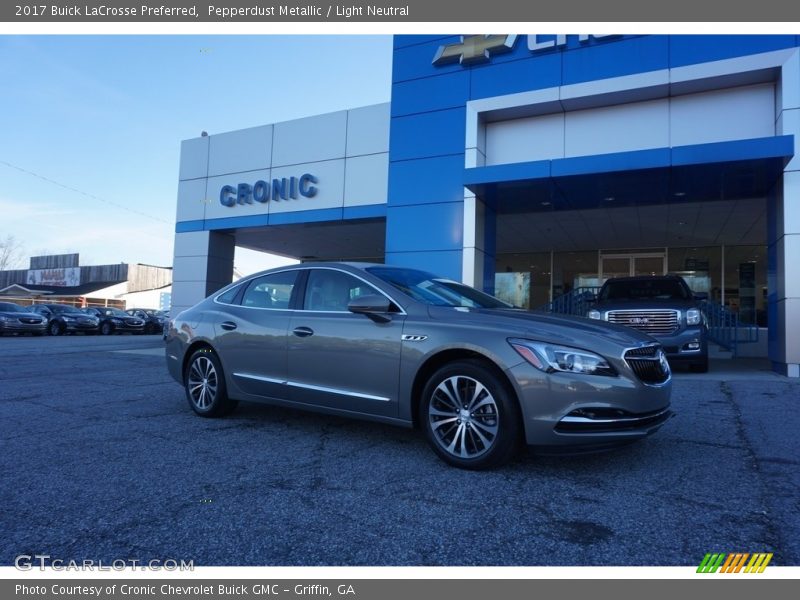 Pepperdust Metallic / Light Neutral 2017 Buick LaCrosse Preferred