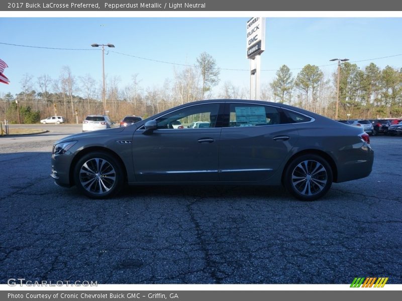 Pepperdust Metallic / Light Neutral 2017 Buick LaCrosse Preferred