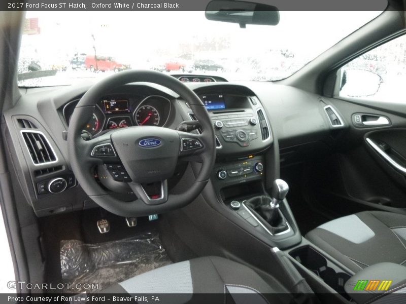  2017 Focus ST Hatch Charcoal Black Interior