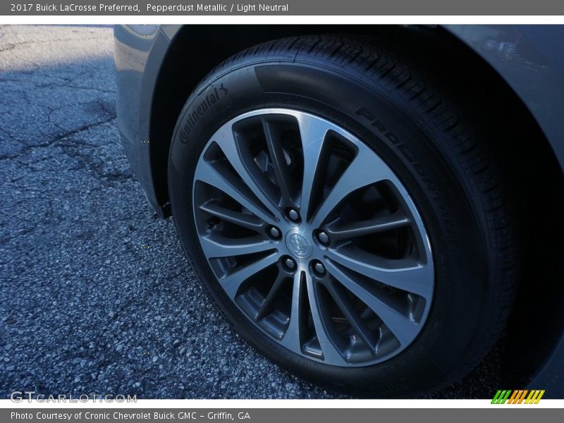 Pepperdust Metallic / Light Neutral 2017 Buick LaCrosse Preferred