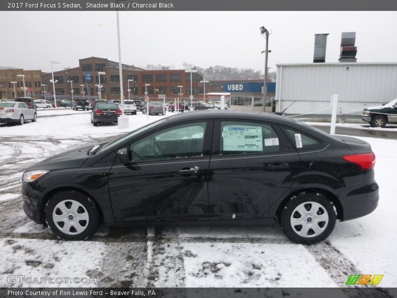 Shadow Black / Charcoal Black 2017 Ford Focus S Sedan