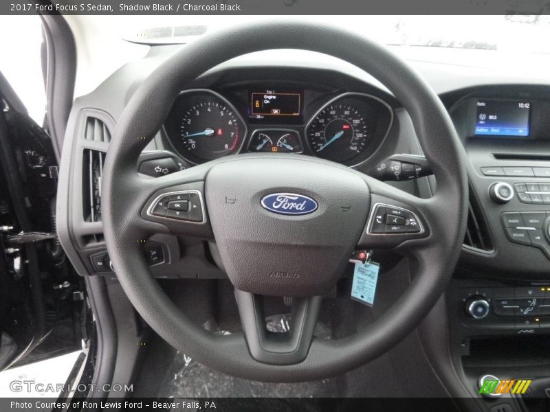 Shadow Black / Charcoal Black 2017 Ford Focus S Sedan