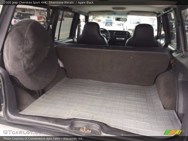 Silverstone Metallic / Agate Black 2000 Jeep Cherokee Sport 4x4