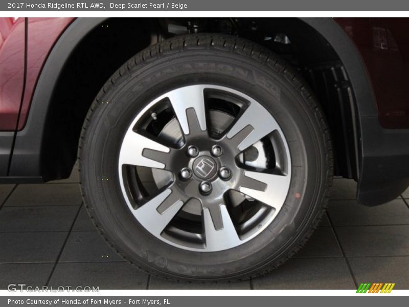  2017 Ridgeline RTL AWD Wheel