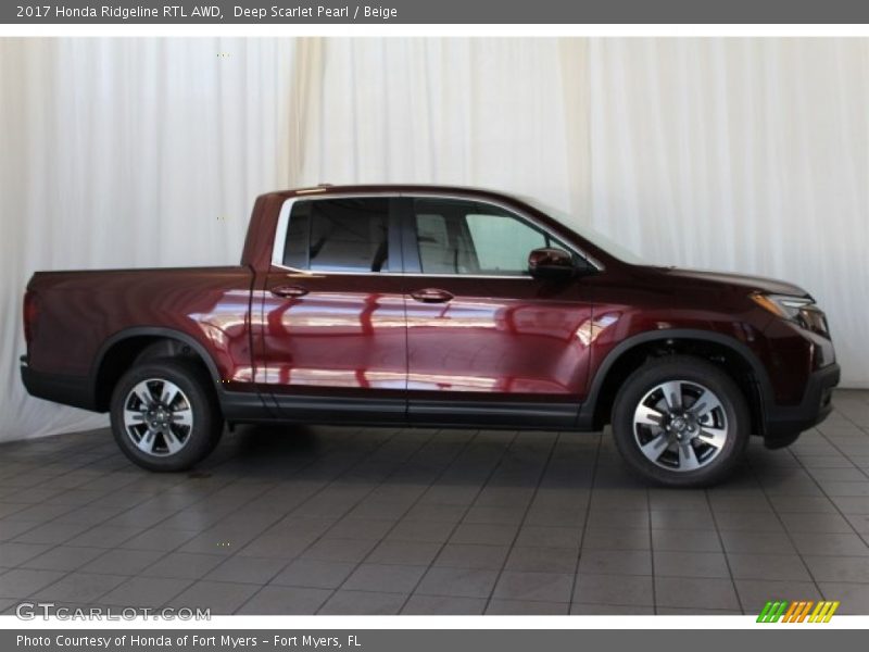  2017 Ridgeline RTL AWD Deep Scarlet Pearl