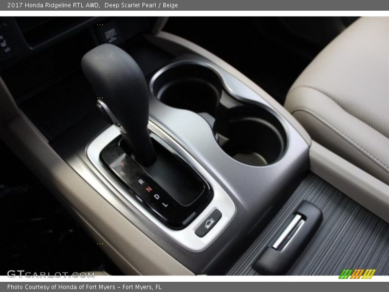  2017 Ridgeline RTL AWD 6 Speed Automatic Shifter