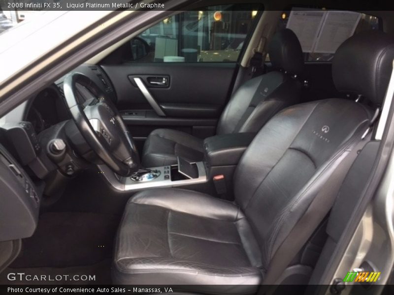 Liquid Platinum Metallic / Graphite 2008 Infiniti FX 35