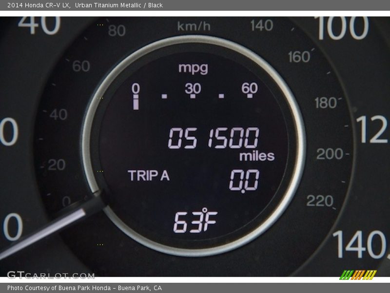 Urban Titanium Metallic / Black 2014 Honda CR-V LX
