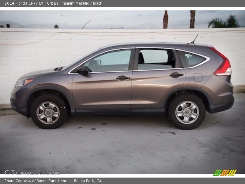 Urban Titanium Metallic / Black 2014 Honda CR-V LX