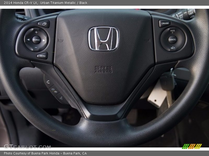 Urban Titanium Metallic / Black 2014 Honda CR-V LX
