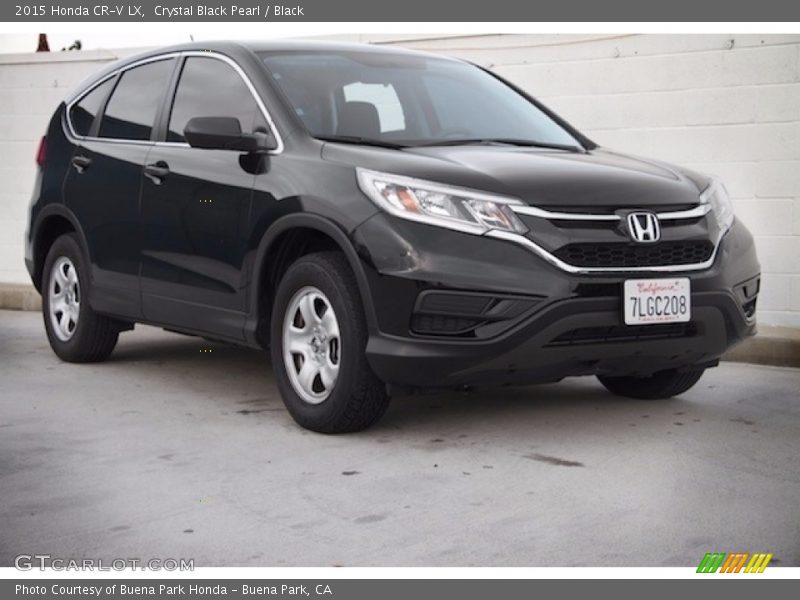 Crystal Black Pearl / Black 2015 Honda CR-V LX