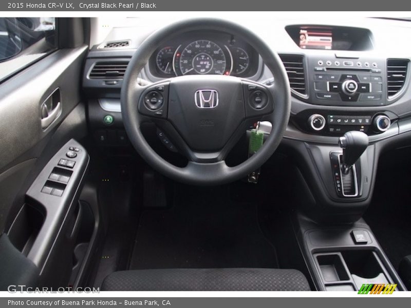 Crystal Black Pearl / Black 2015 Honda CR-V LX