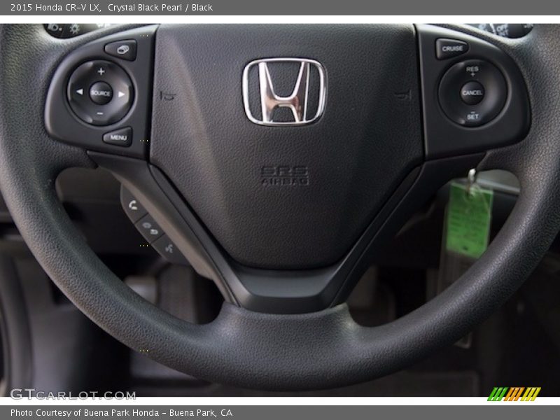 Crystal Black Pearl / Black 2015 Honda CR-V LX