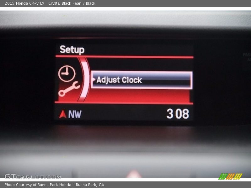Crystal Black Pearl / Black 2015 Honda CR-V LX