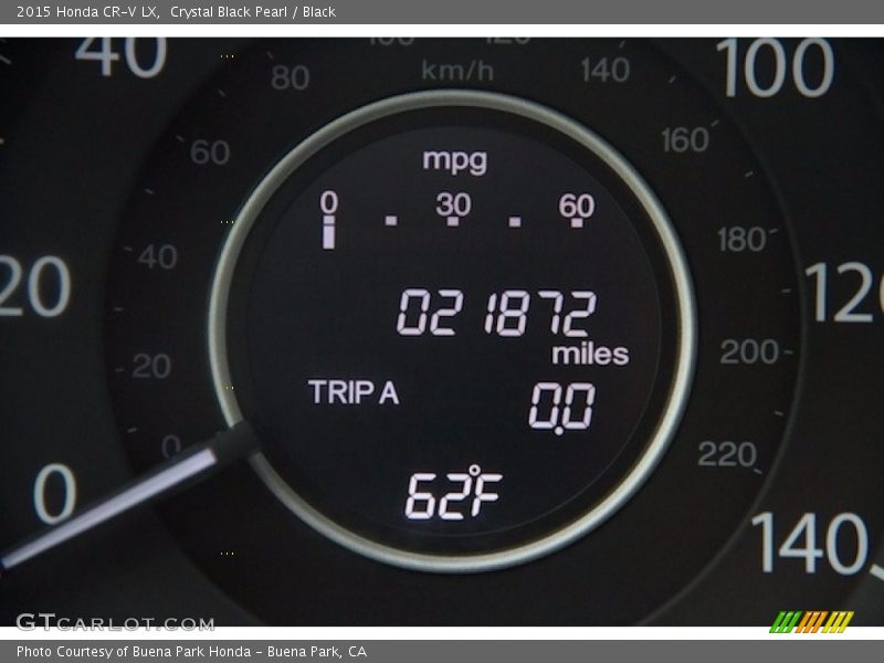 Crystal Black Pearl / Black 2015 Honda CR-V LX
