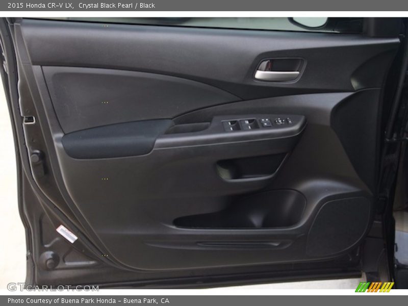 Crystal Black Pearl / Black 2015 Honda CR-V LX