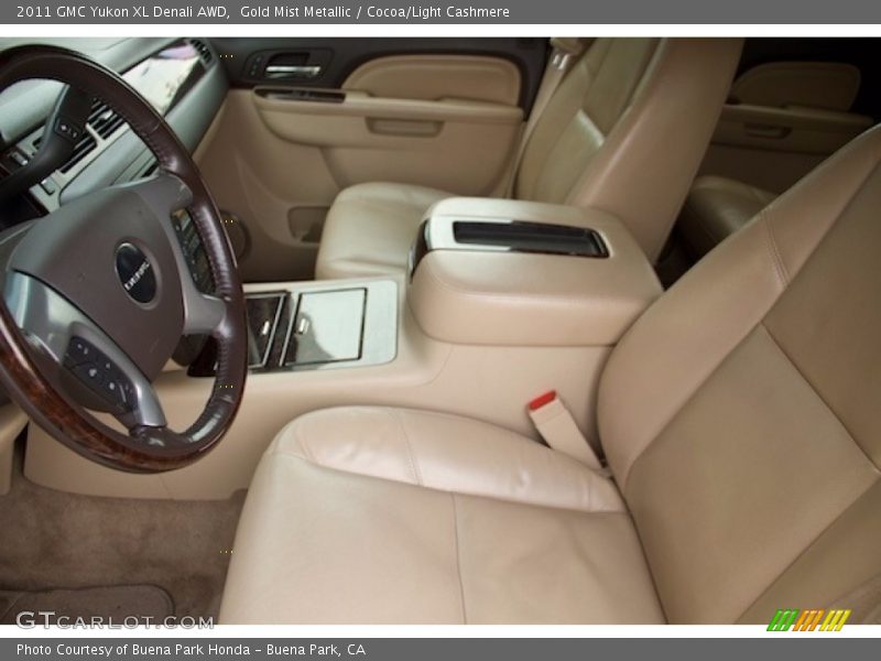 Gold Mist Metallic / Cocoa/Light Cashmere 2011 GMC Yukon XL Denali AWD
