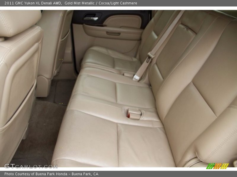 Gold Mist Metallic / Cocoa/Light Cashmere 2011 GMC Yukon XL Denali AWD