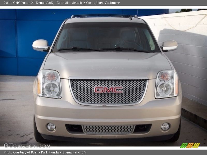 Gold Mist Metallic / Cocoa/Light Cashmere 2011 GMC Yukon XL Denali AWD