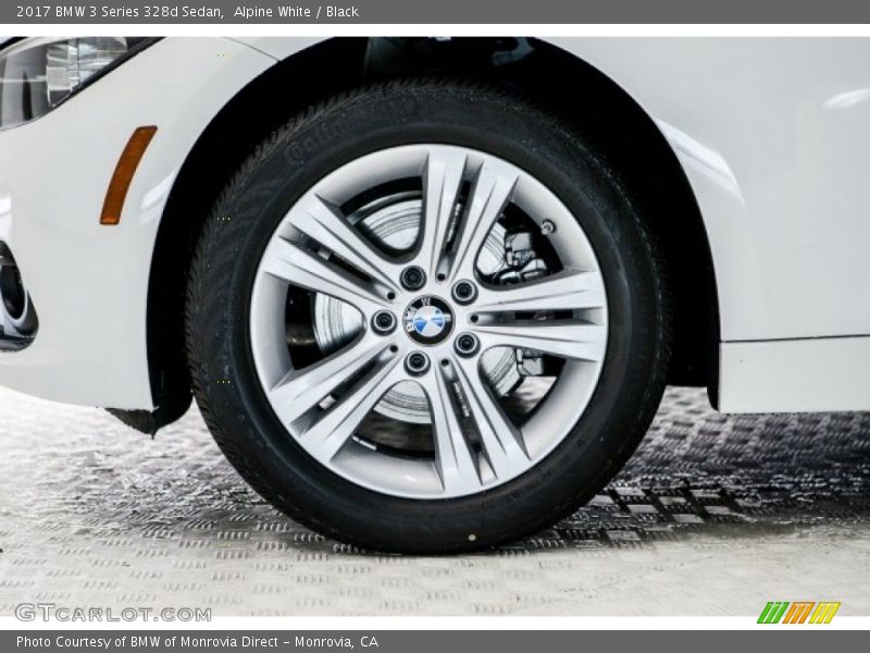 Alpine White / Black 2017 BMW 3 Series 328d Sedan