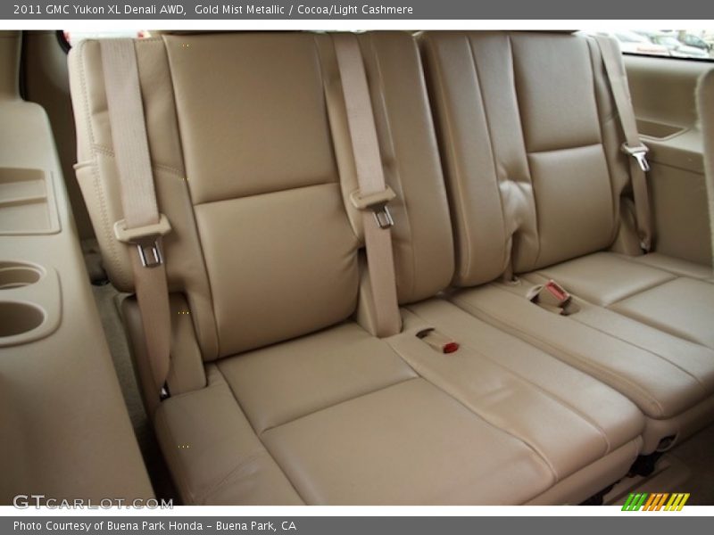 Gold Mist Metallic / Cocoa/Light Cashmere 2011 GMC Yukon XL Denali AWD