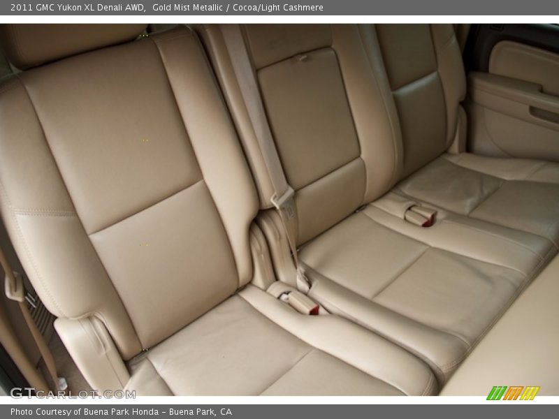Gold Mist Metallic / Cocoa/Light Cashmere 2011 GMC Yukon XL Denali AWD