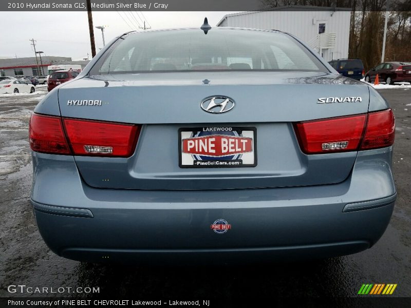 Medium Silver Blue / Gray 2010 Hyundai Sonata GLS