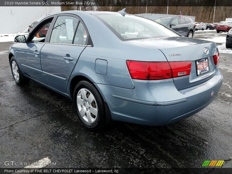Medium Silver Blue / Gray 2010 Hyundai Sonata GLS