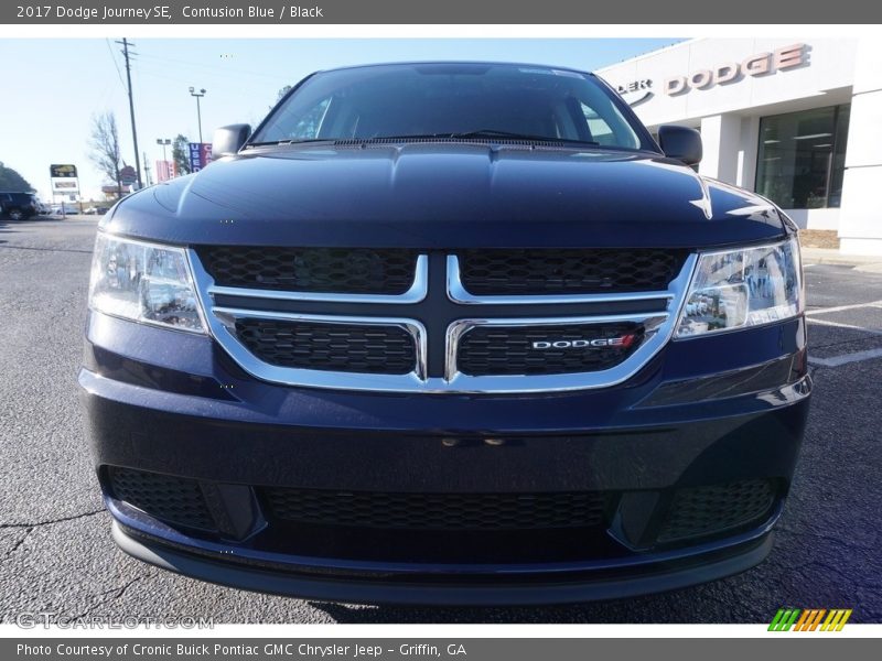 Contusion Blue / Black 2017 Dodge Journey SE