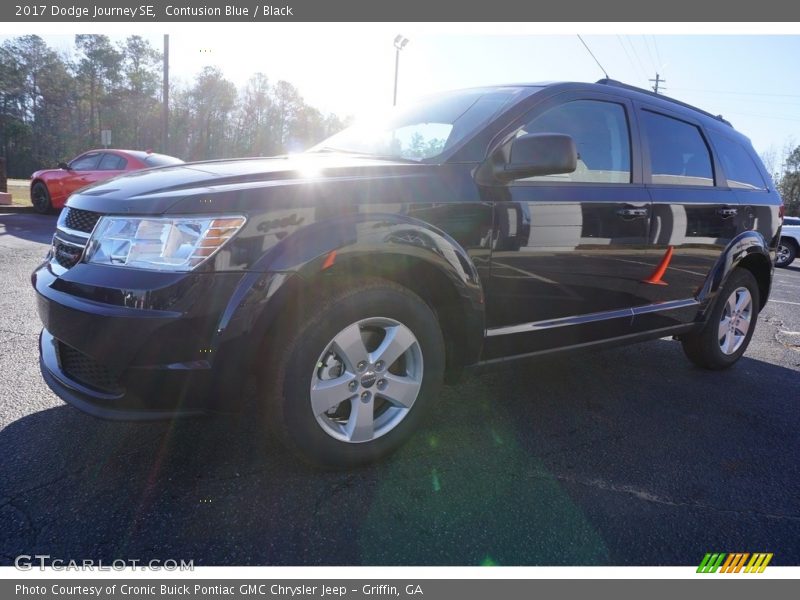 Contusion Blue / Black 2017 Dodge Journey SE