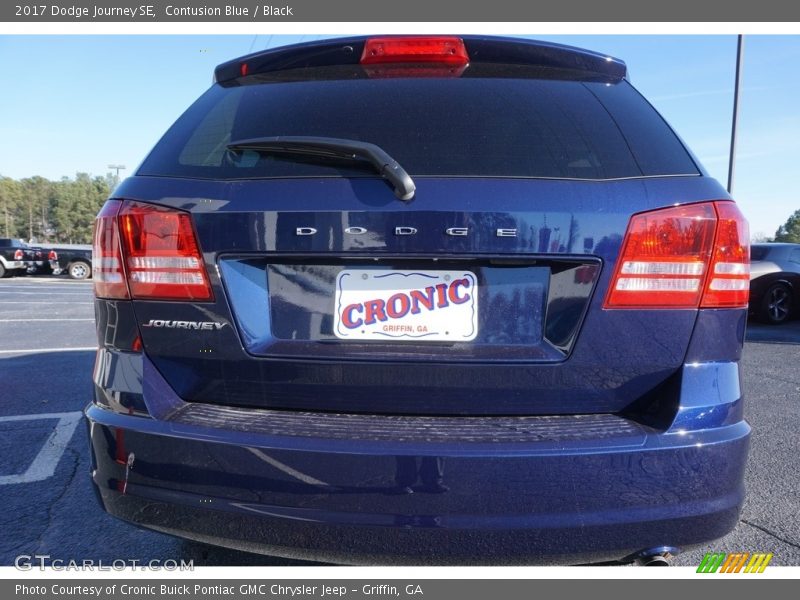 Contusion Blue / Black 2017 Dodge Journey SE