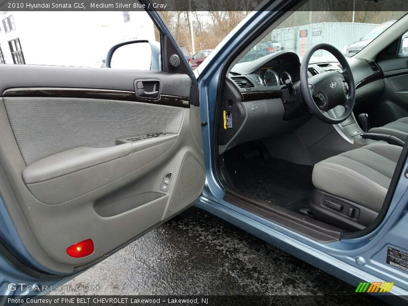 Medium Silver Blue / Gray 2010 Hyundai Sonata GLS