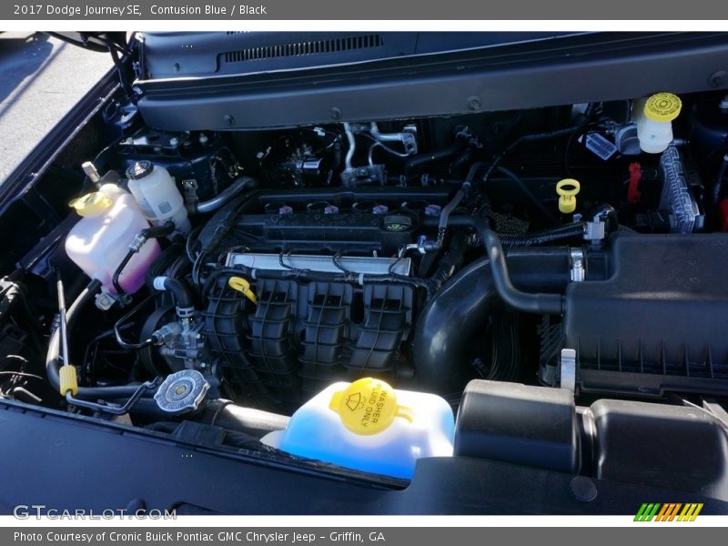 Contusion Blue / Black 2017 Dodge Journey SE