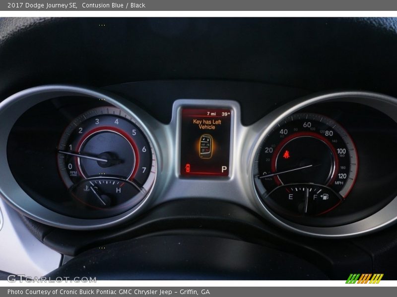 Contusion Blue / Black 2017 Dodge Journey SE
