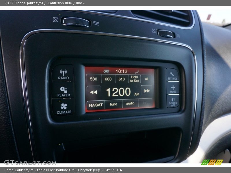 Contusion Blue / Black 2017 Dodge Journey SE