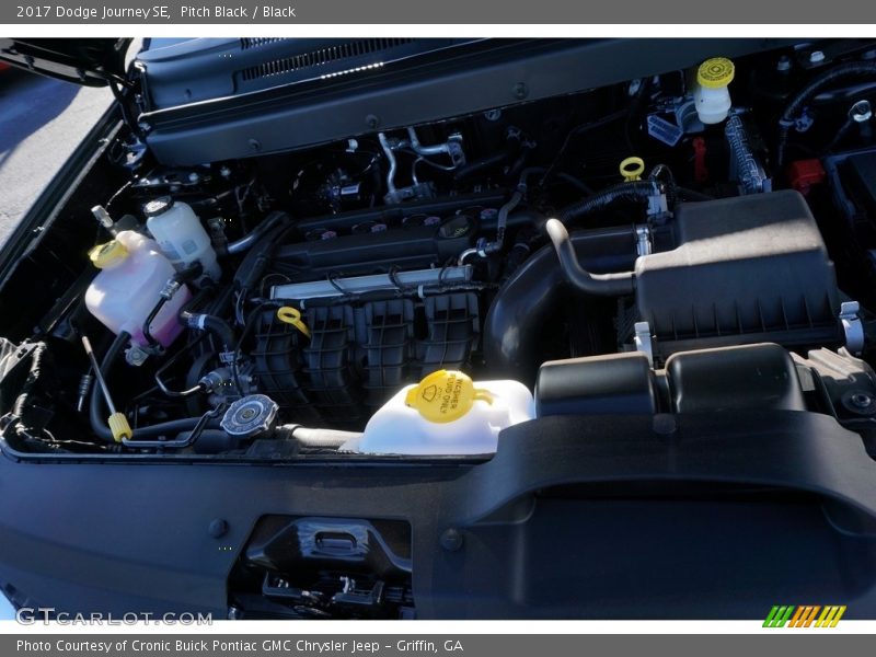 Pitch Black / Black 2017 Dodge Journey SE