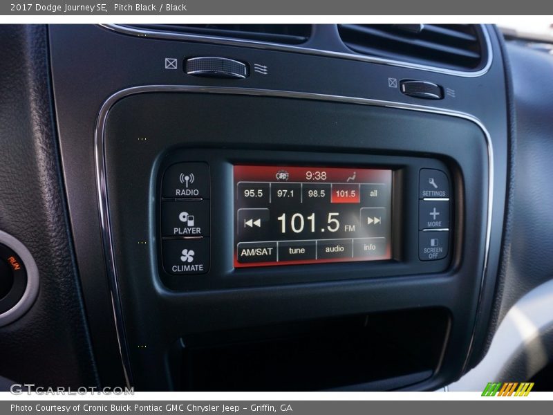 Pitch Black / Black 2017 Dodge Journey SE