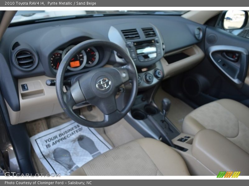 Pyrite Metallic / Sand Beige 2010 Toyota RAV4 I4