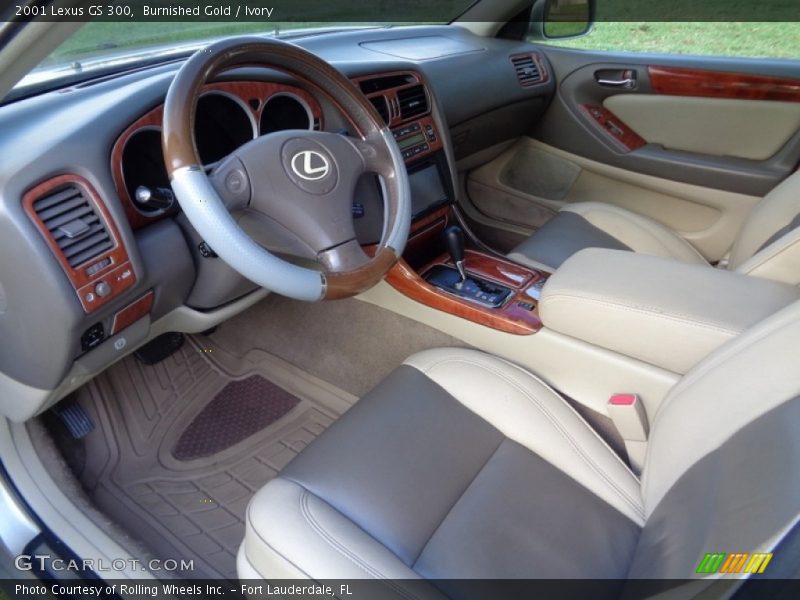 Burnished Gold / Ivory 2001 Lexus GS 300