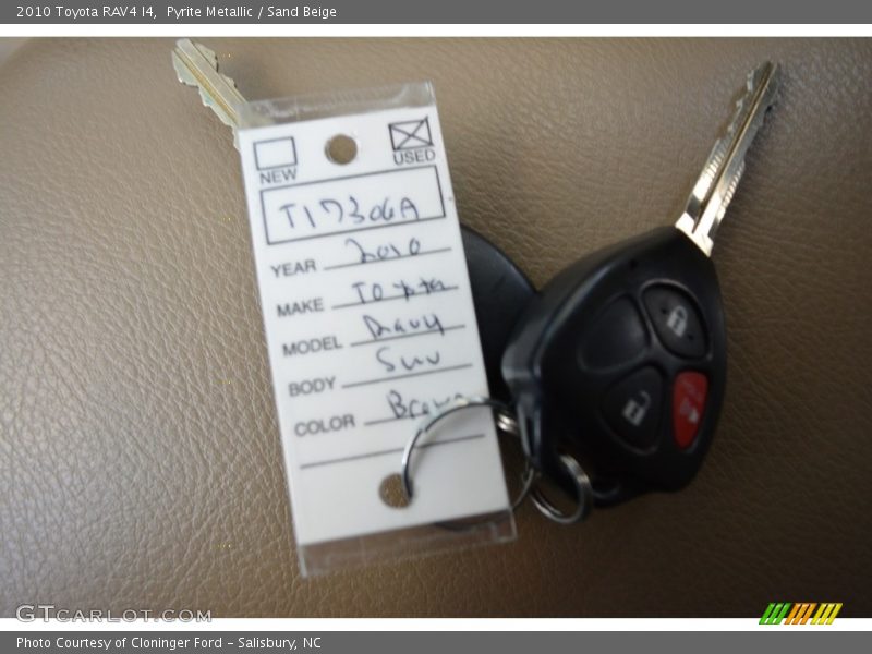 Pyrite Metallic / Sand Beige 2010 Toyota RAV4 I4