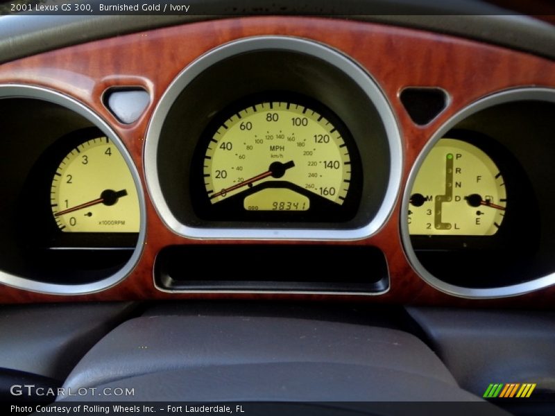 Burnished Gold / Ivory 2001 Lexus GS 300