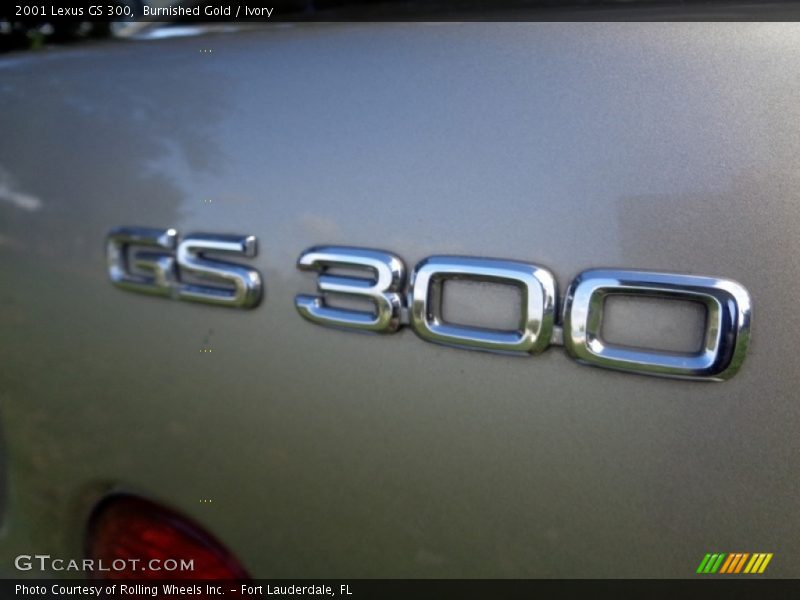 Burnished Gold / Ivory 2001 Lexus GS 300