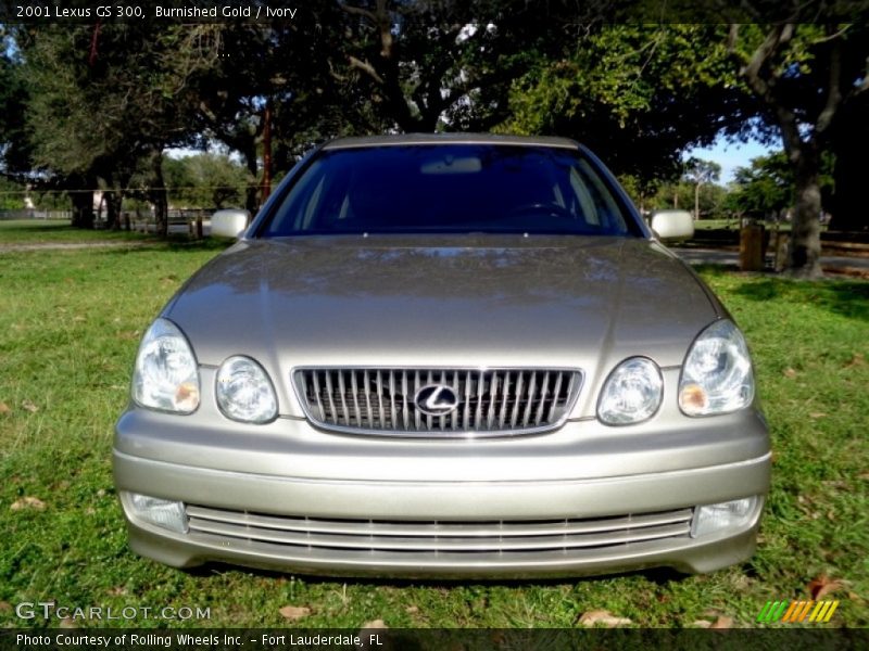 Burnished Gold / Ivory 2001 Lexus GS 300