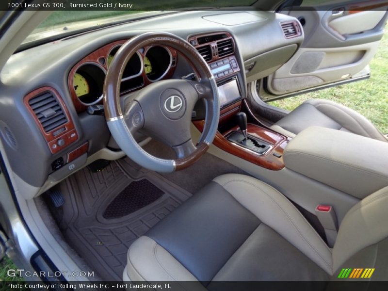 Burnished Gold / Ivory 2001 Lexus GS 300