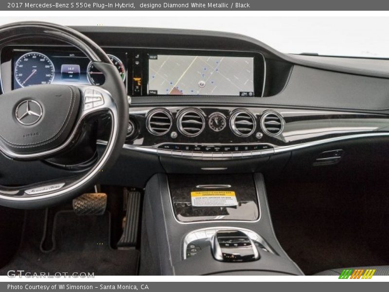 Dashboard of 2017 S 550e Plug-In Hybrid