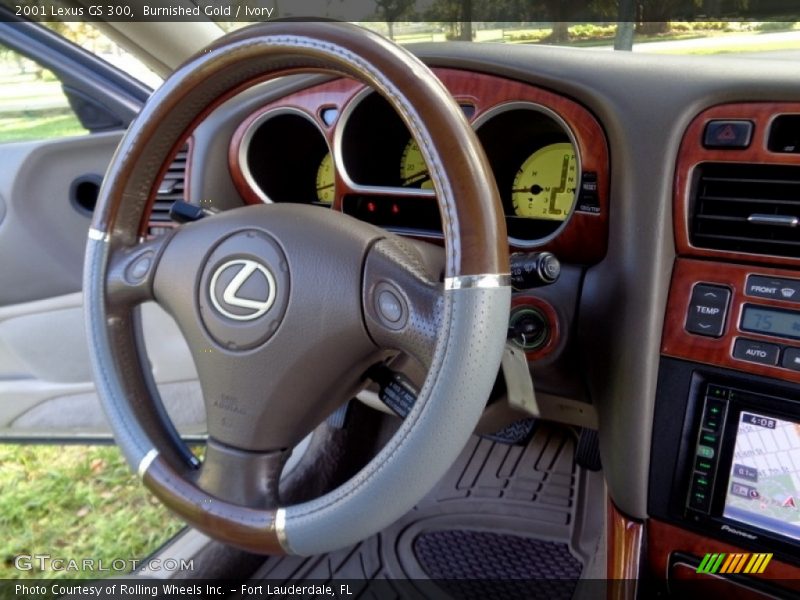 Burnished Gold / Ivory 2001 Lexus GS 300