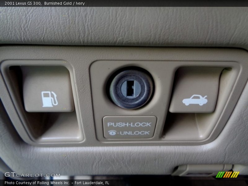 Burnished Gold / Ivory 2001 Lexus GS 300