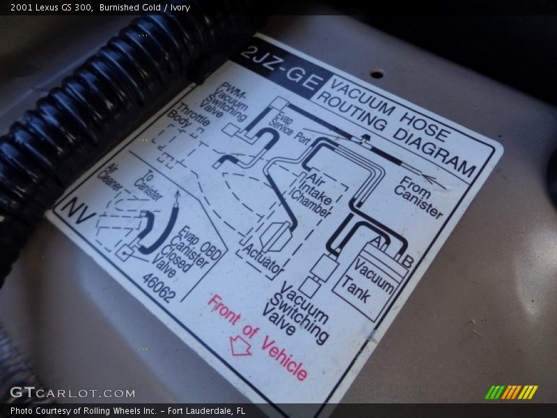 Burnished Gold / Ivory 2001 Lexus GS 300